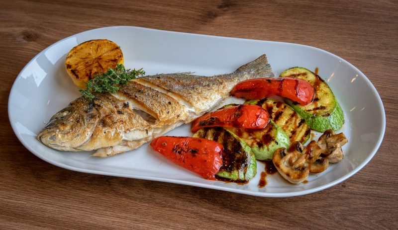 Loup de mer grillé
